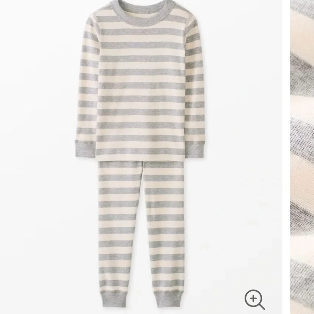 Hanna Andersson Pajama Set - Blue and Gray